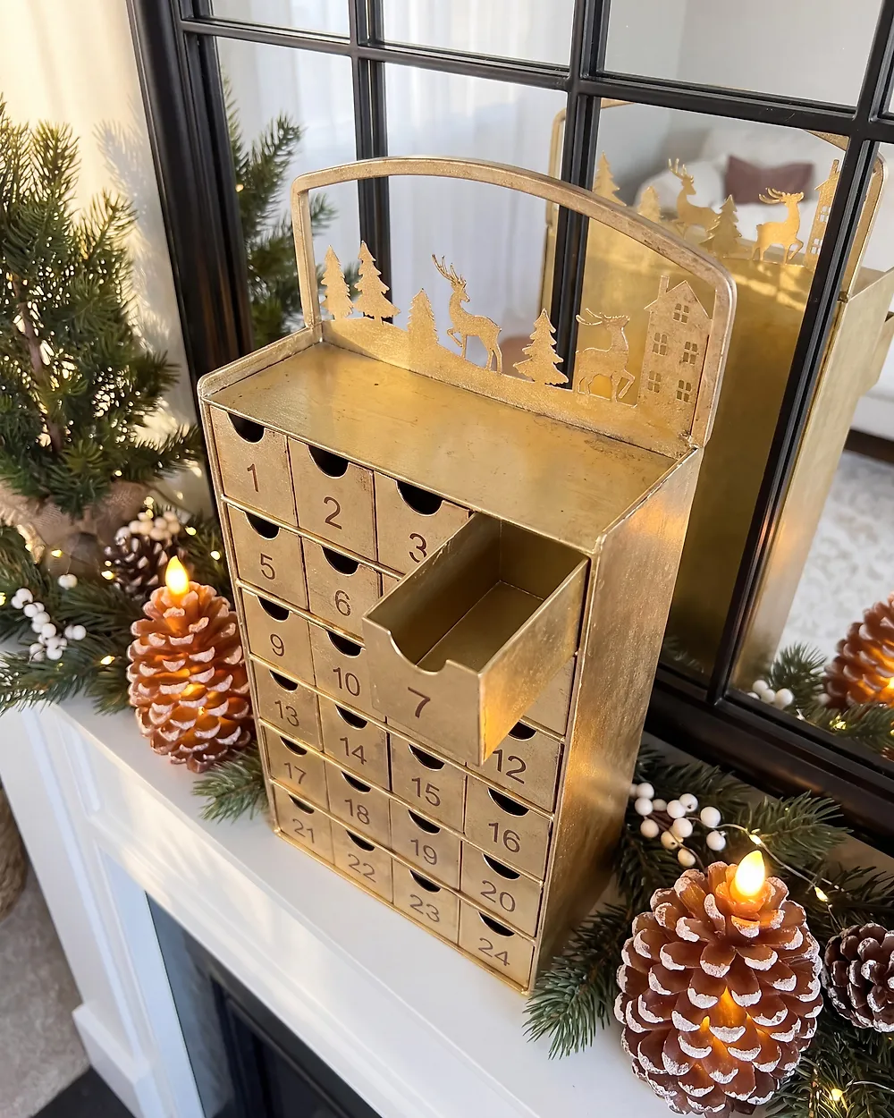 Christmas Decoration SEINAJOKI 41 cm Gold_1171344