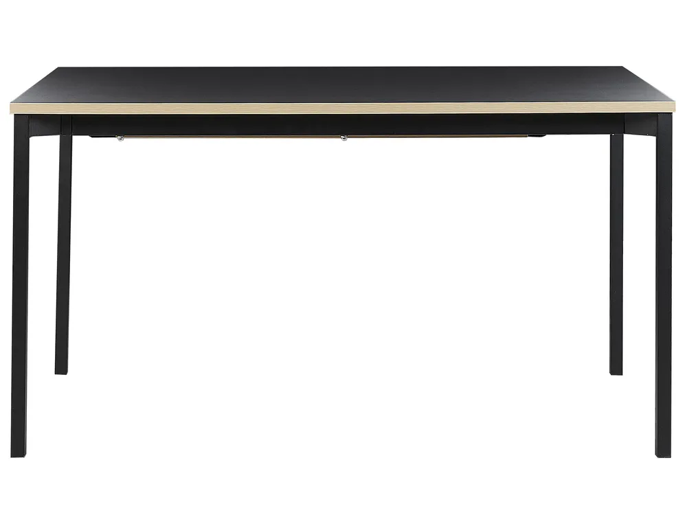 Ausziehbarer Konferenztisch AVIS 90 cm 140/190 cm Schwarz_1078858