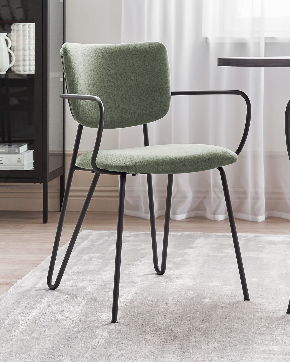 Set van 2 eetkamerstoelen ELKO Donkergroen