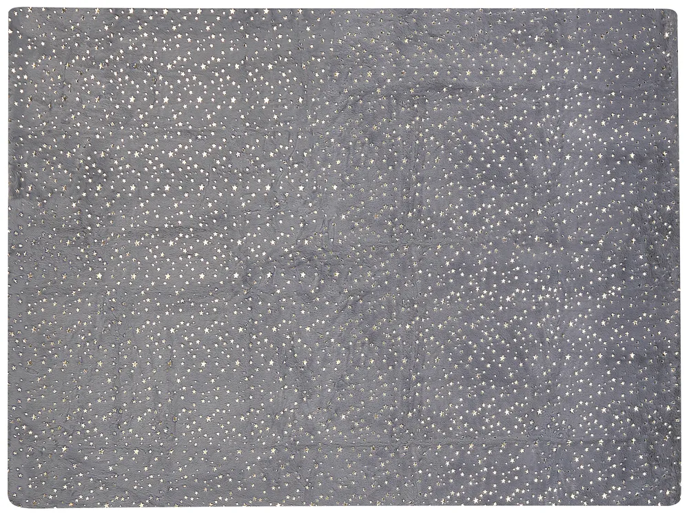 Kuscheldecke ALAZEYA 130 x 180 cm Grau_820213