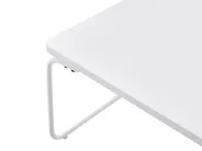 Gartensofa Set 5-Sitzer VENARIA mit Tischen Metall Beige / Weiß_1054013