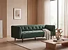 Sofa 3-Sitzer BYSKE Stoff Grün