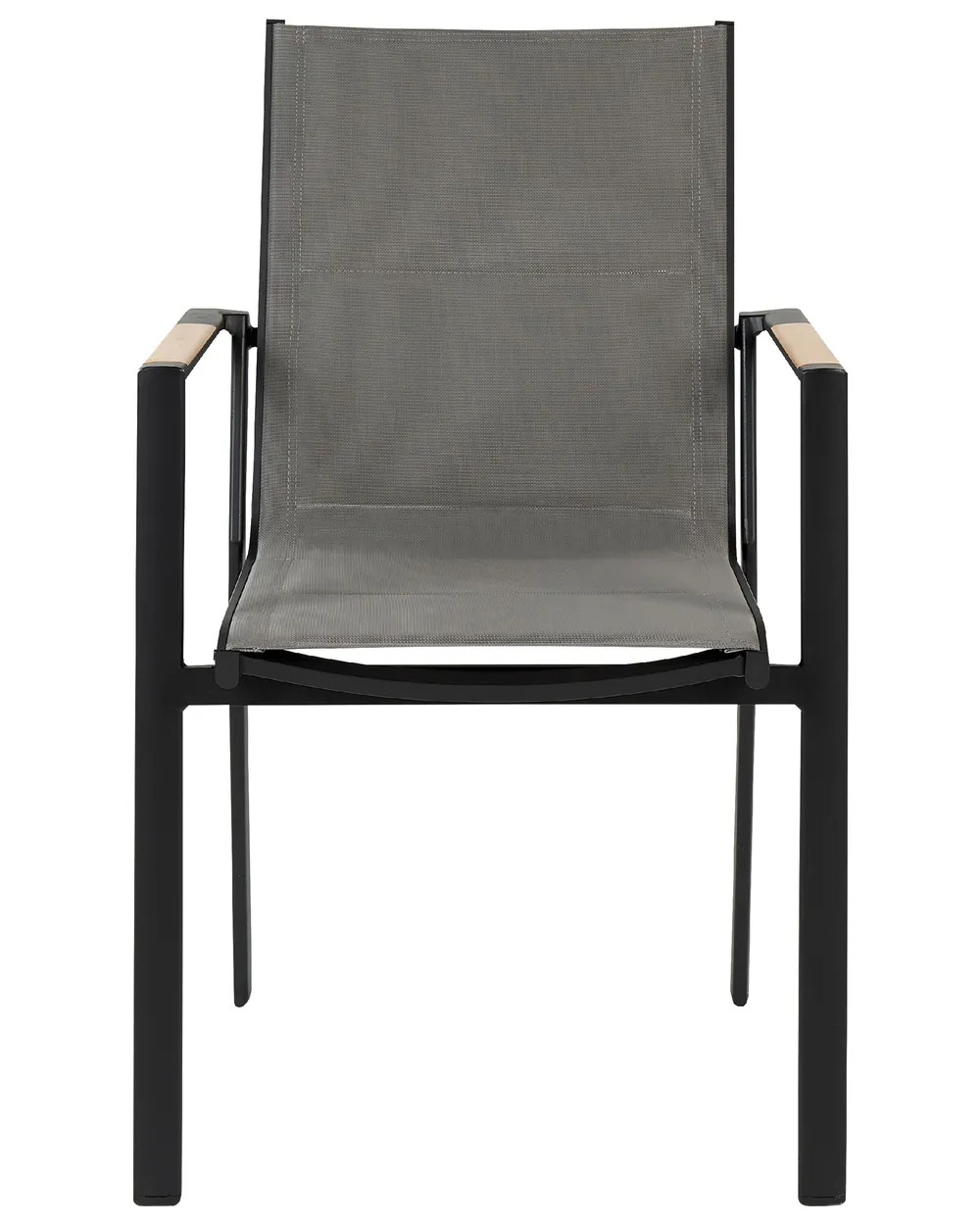Gartenstuhl BUSSETO Metall Schwarz_841742