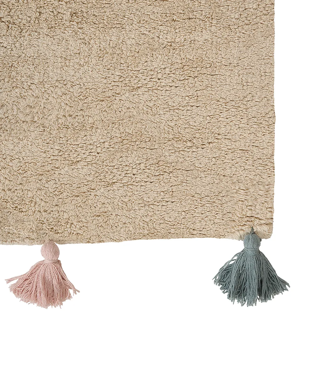 Kindervloerkleed KODINHI  Beige 140 x 200 cm Katoen_1135279