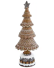 Set of 2 Christmas Decorations KOPPELO 33/42 cm Christmas Tree Brown_1175647