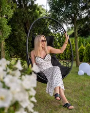 Hanging Chair ALATRI PE Rattan Black_1114897