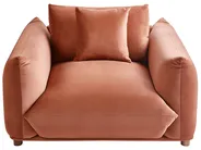 Sofa Set 5-Sitzer LUVOS Samtstoff Goldbraun_972165