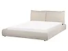 Wasserbett Stoff VINAY 160 x 200 cm Beige