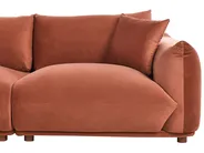 Sofa Set 5-Sitzer LUVOS Samtstoff Goldbraun_972152