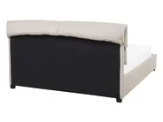 Bett mit Lattenrost Stoff BELFORT 140 x 200 cm Hellbeige_719944