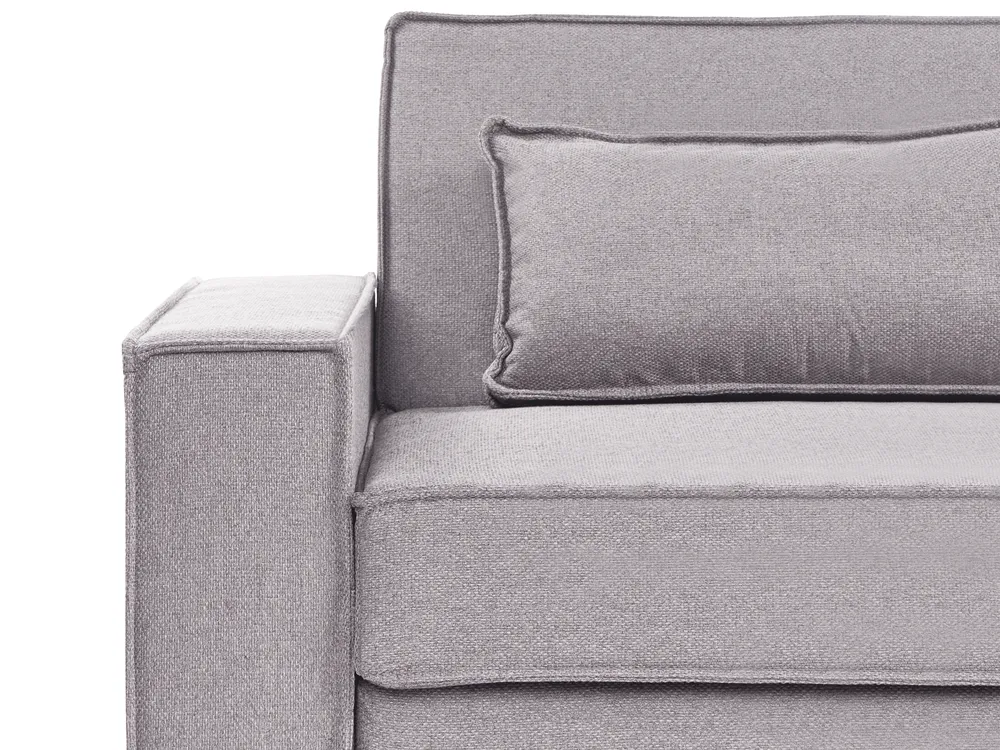 Schlafsofa 3-Sitzer AROLE Stoff Grau_1056638