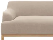 Sofa 3-Sitzer SOSJO Stoff Taupe_940978