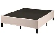 Boxspringbett ohne Kopfteil Stoff COUNTESS 120 x 200 cm Beige_1054128