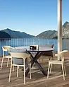 Gartenstuhl 4er Set GUBBIO Beige