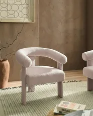 Sessel ILBRO Bouclé Hellbeige_1059062