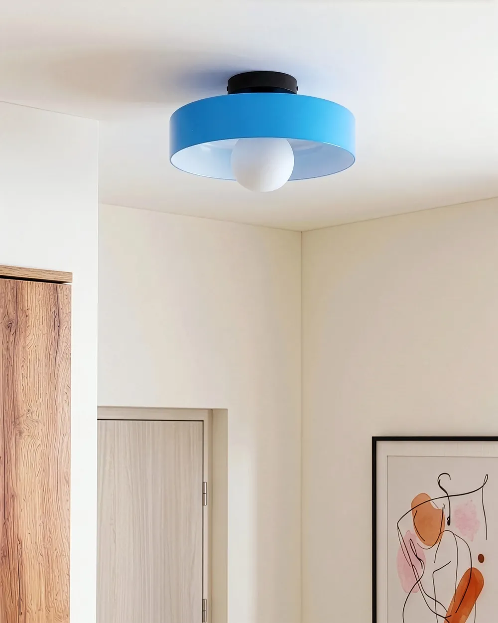 Deckenlampe LUGUSE Glas Blau_1074950