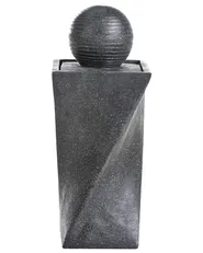 Gartenbrunnen LED ACQUACHETA Graphitgrau_984389