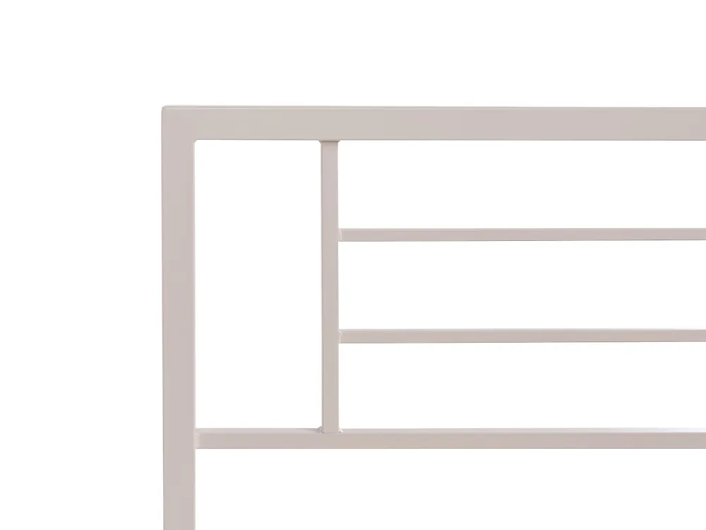 Bed Metaal CUSSET 120 x 200 cm Lichtbeige_1162060