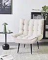 Sessel ALVESTA Bouclé Weiß