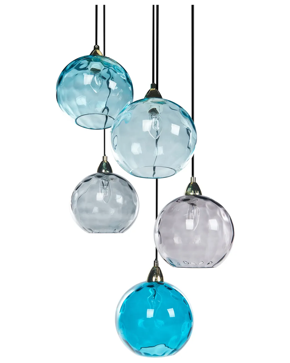 Hängeleuchte PABELLON Glas Blau_968266
