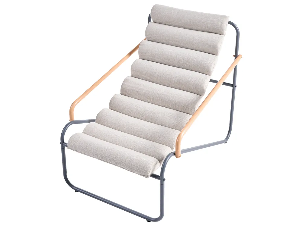 Lounge Set mit Tisch 2-Sitzer PASTO Metall Dunkelgrau_1057483