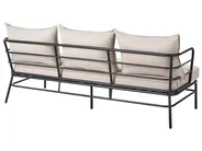 Gartensofa Set 5-Sitzer PONZONE Metall Hellbeige_1001143