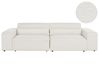 Modulsofa 2-Sitzer HELLNAR Bouclé Cremeweiß