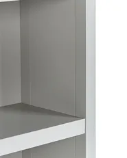 Bücherregal mit 4 Ebenen CLIO 180 cm Hellgrau_825994