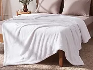 Kuscheldecke BJAS 200 x 220 cm Weiß_1180044