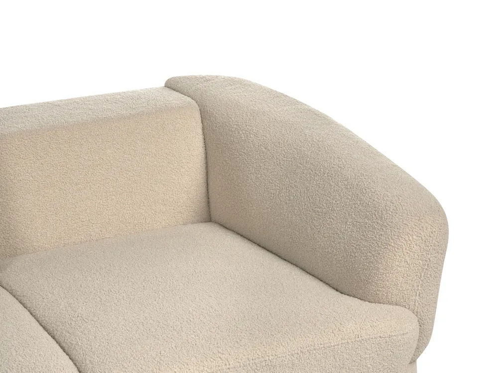 Sofa 2-Sitzer KJAER Bouclé Hellbeige_1006761