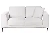 Sofa 2-Sitzer REINEN Stoff Weiß
