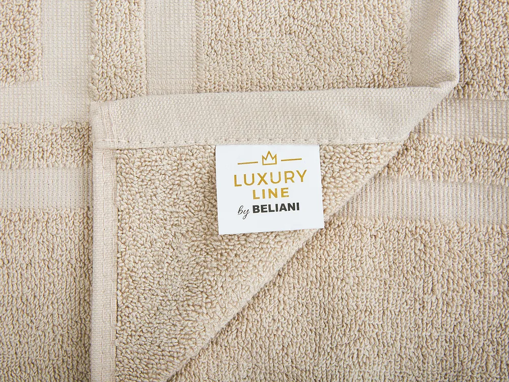 Lot de 11 serviettes ATAI Coton Beige_801731