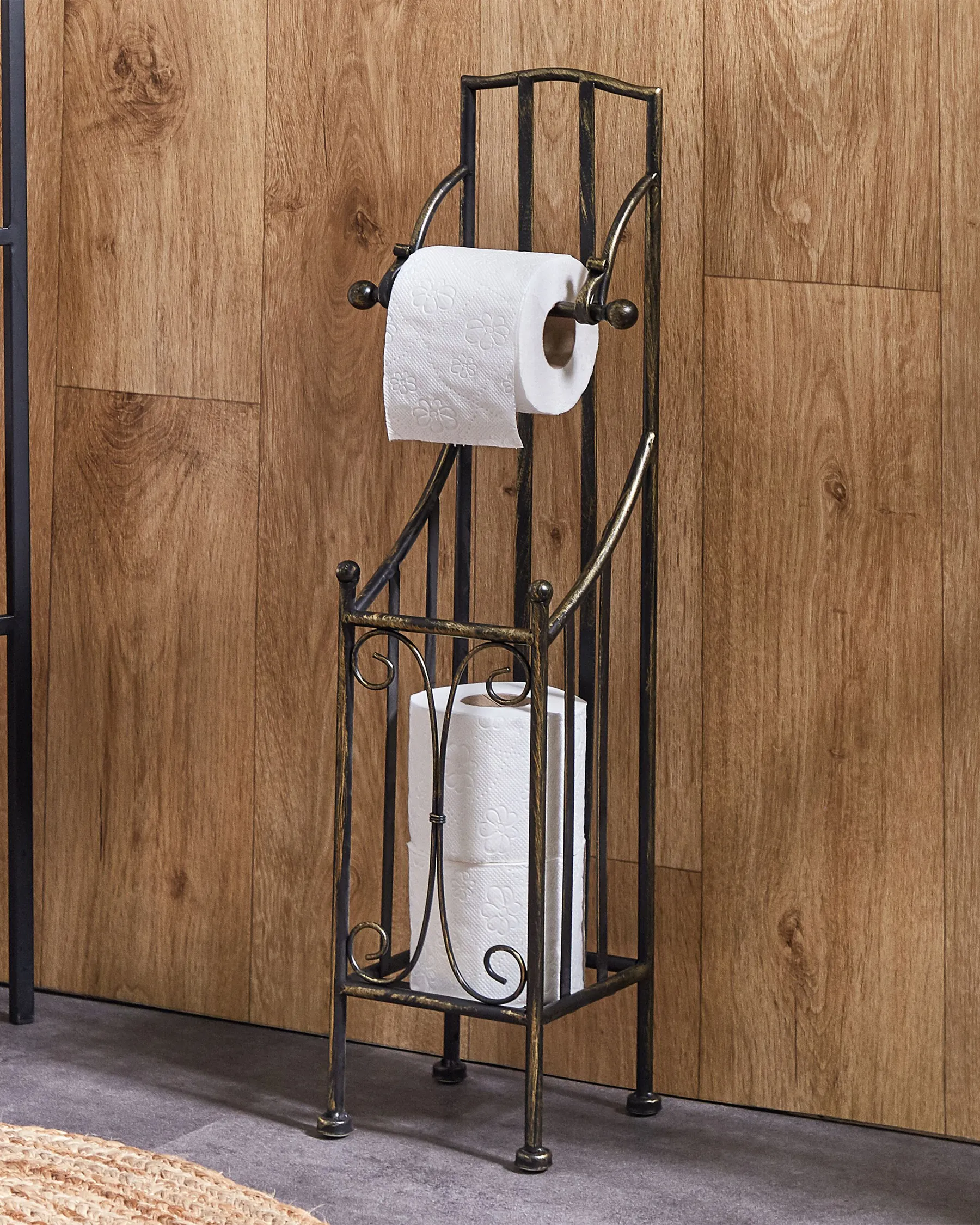 Toilet Paper Holder BRISA Metal Black_827821