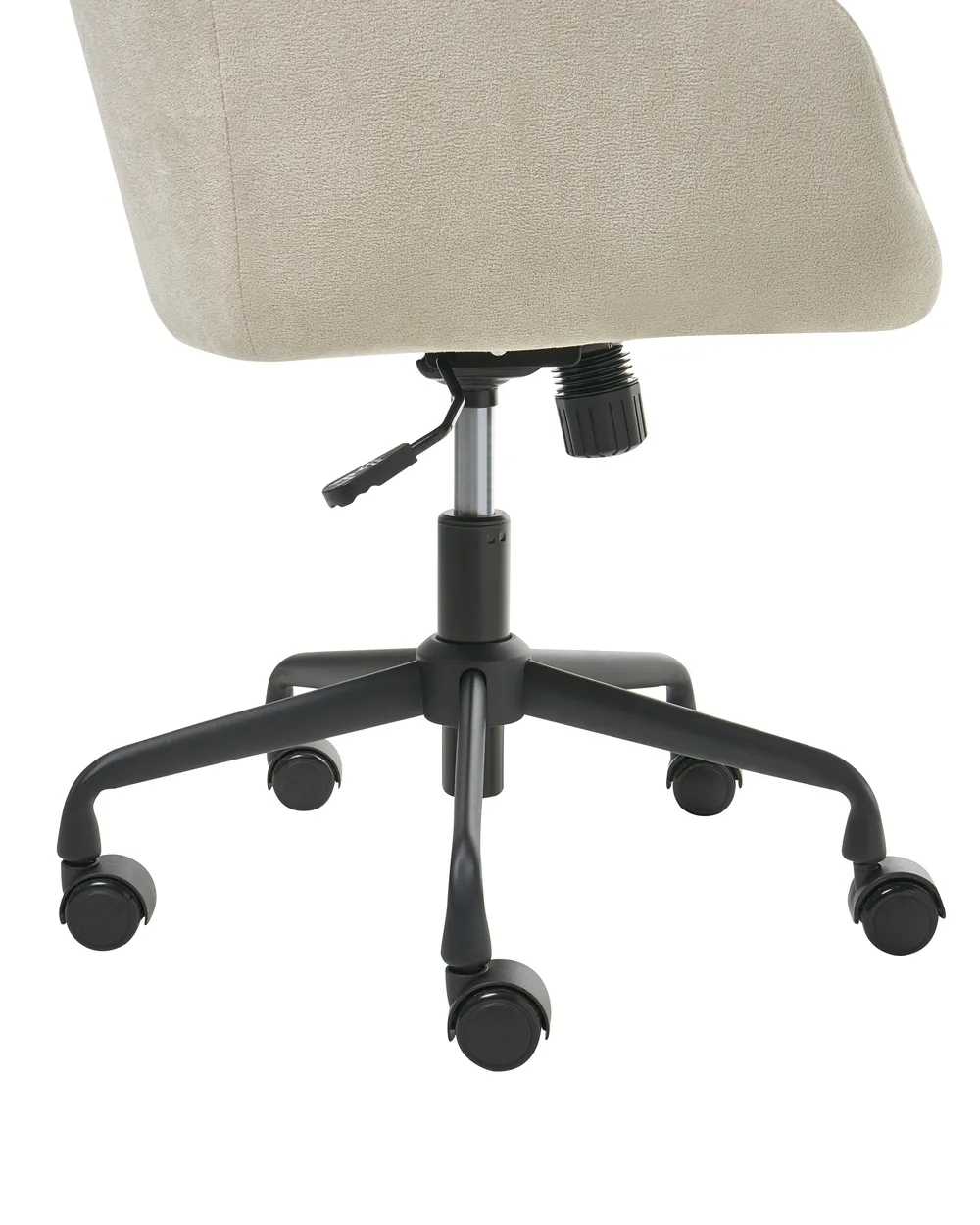 Desk Chair PALMDALE Velvet Light Beige_1010242