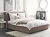 Bett mit Stauraum MOISSAC Stoff Taupe 180 x 200 cm