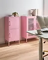 Büroschrank HURON Metall Rosa