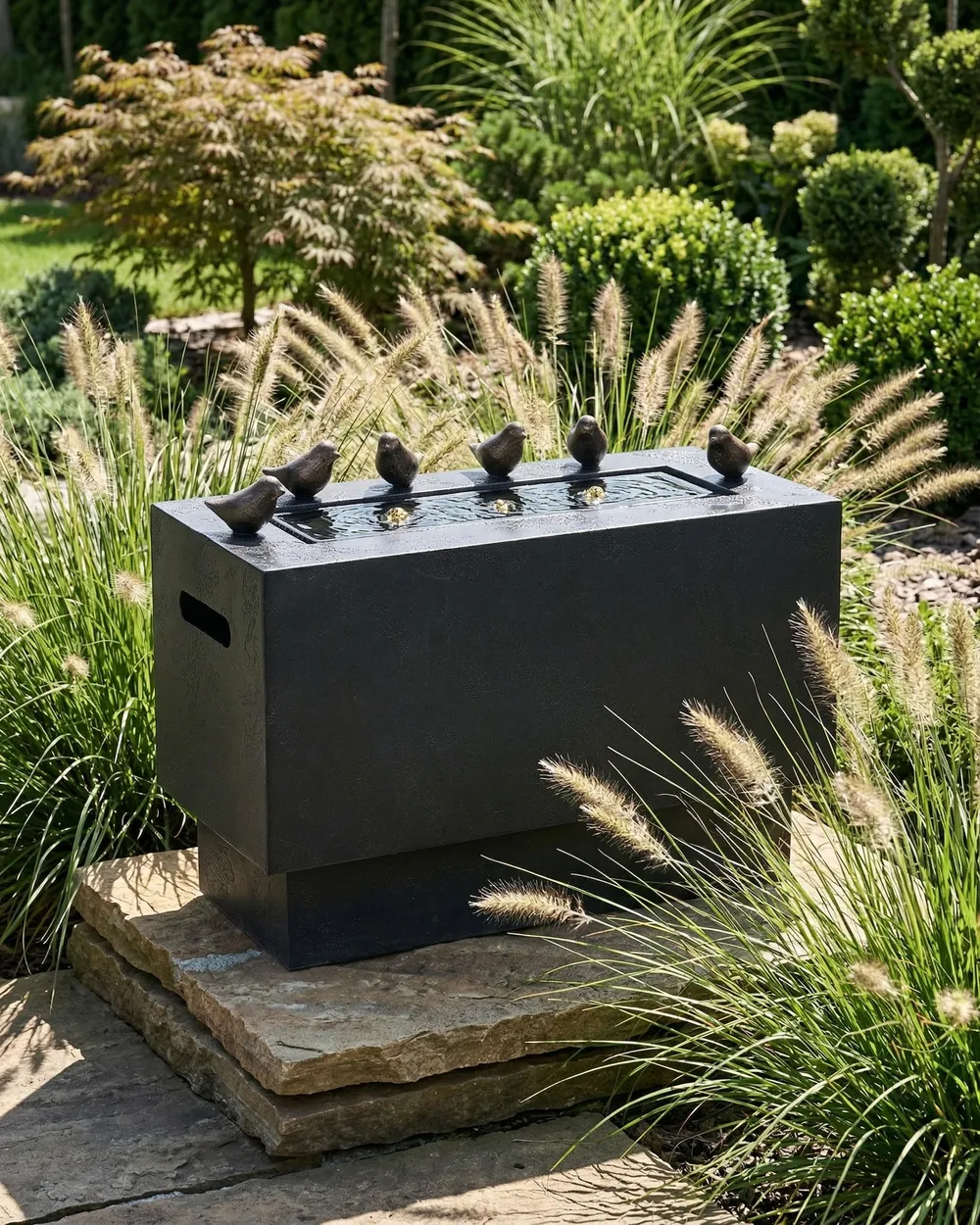 Gartenbrunnen FERRERA Schwarz