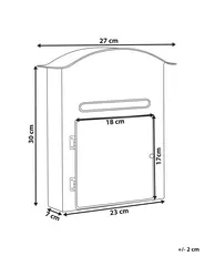 Weihnachtsbriefkasten ESPOO 30 cm Weiß_1014279