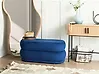 Polsterbank ELLENDALE Samtstoff Marineblau