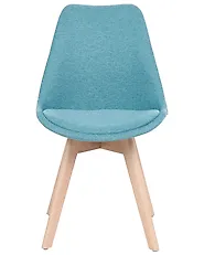 Set of 2 Dining Chairs DAKOTA II Fabric Light Blue_1176807
