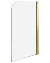 Badewannenaufsatz LAPAN 140 x 80 cm Gold
