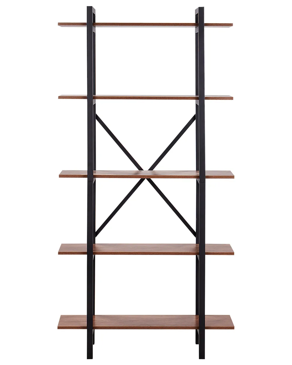 5 Tier Shelving Unit DARBY 180 cm Dark Brown_791535