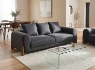 Sofa 3 Seater VINLIDEN Black_1048208