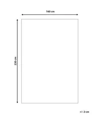 Shaggy Rug CIDE Black/ White 160 x 230 cm_746815
