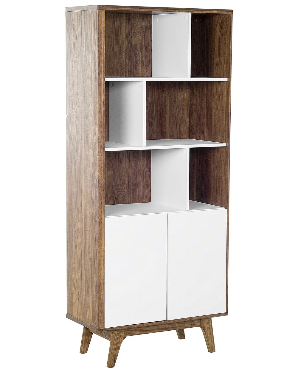 Regal COLUMBUS 182 cm Braun / Weiß