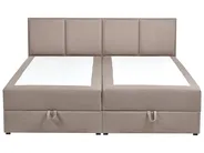 Divan Bed with Storage BARONET Fabric Taupe 180 x 200 cm (EU Super King)_1004620