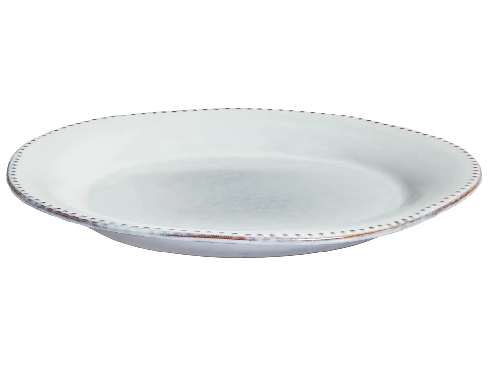 Tafelservice 12-teilig CHERVIL Steinzeug Hellblau_956469