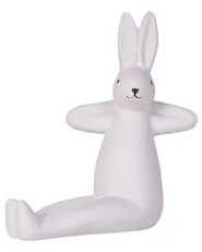 Dekofiguren 3er Set Hase BREST Keramik Weiß_798716