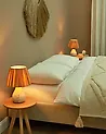 Set of 2 Table Lamps ARWADITO Ceramic Off-White