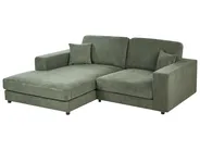Corner Sofa 3 Seater LOFOTEN Fabric Green Right Hand_1098988